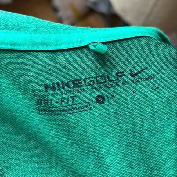 Nike Golf Dri Fit Green Polo Size Small - Picture 6 of 8